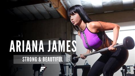 ariana james fitness|Ariana James, una reina fitness que se superó a sí misma.